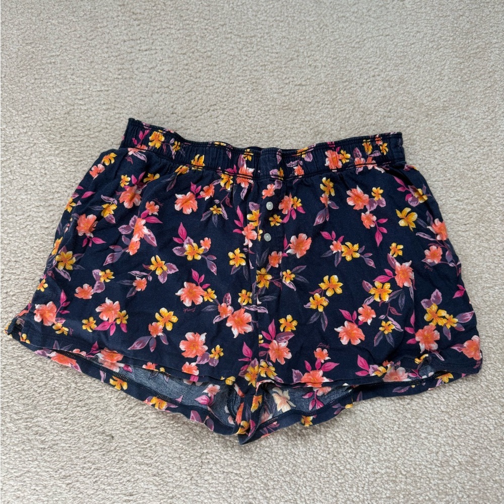 PINK Floral Sleep Shorts